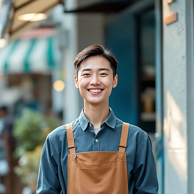 코로나19 피해 소상공인 새출발기금 받고 기뻐하는 소상공인